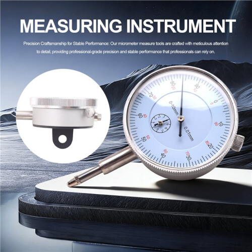 Wijzerplaatindicator Micrometer Uurtype Indicator Precisie Comparator Meetklok Indicator Meetinstrument 2