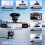 4 Channel Dash Cam 360° View, 1080P Front and Rear InsideNight Vision, G-Sensor 5