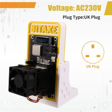 Upgrade for Bitaxe Gamma 601 Solo Miner 1.2TH/S 18-22W BM1370 Asic From S21 Pro BTC Crypto Miner with Stand UK PLUG
