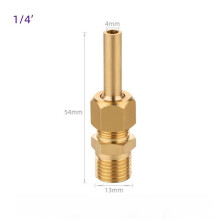 (DN8)Pulvérisateur d'eau hexagone réglable pour fontaine paysage pleine cuivre pour usage extérieur