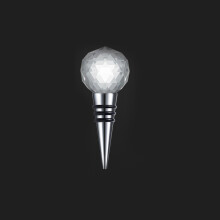 (Crystal Ball )Tappo bottiglia vino minimalista moderno con design sfera cristallo per casa collezionisti bar