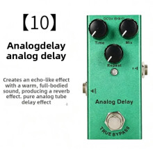(Analog Delay)Unità Effetti Chitarra Con Struttura In Metallo Per Sovraccarico Reverb E Uso Reverb