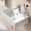 White Ceramic Countertop Basin 45x31cm Modern Bathroom Vanity Wash Sink 1