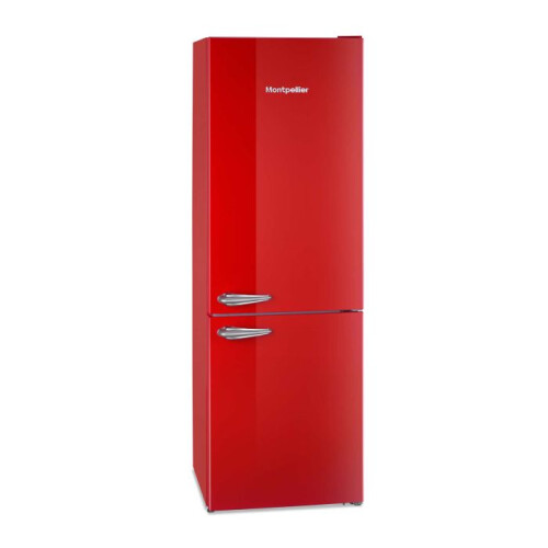 MONTPELLIER Montpellier MAB386ER 295litre RETRO Fridge Freezer