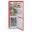 MONTPELLIER Montpellier MAB386ER 295litre RETRO Fridge Freezer 2
