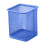 Mesh Pen Holder Blue Square Desk Organizer 1