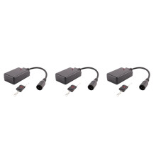 3X Portatile 3 Pin XLR Ricevitore Telecomando Senza Fili per Macchina Della Nebbia del Fumo DJ Stage Controller Recettore Appannamento 400 W 900
