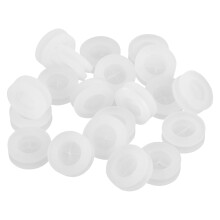 Mason Jar Stopper with Straw White 20 pcs