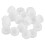 Mason Jar Stopper with Straw White 20 pcs 1