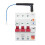 2X Tuya Smart WiFi RS485 3P+N MCB Breaker Prepaid Meter Timer Switch Voltage Current Protector Voice Control 63A 2