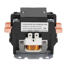 Air Conditioner AC Contactor 40A 2P Replacement with Silver Alloy Contact Power Distribution Control Appliances 220V