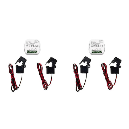 2X Tuya ZigBee Smart Energy Switch Power Voltage Current Meter APP Real-Time Power Statistics Consumption Querying 2CT