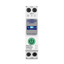 TOMZN TOB9S-VAP TUYA Smartlife 63A 1P+N WIFI Smart Switch Energy Meter Kwh Metering Monitoring Circuit Breaker Timer Relay MCB