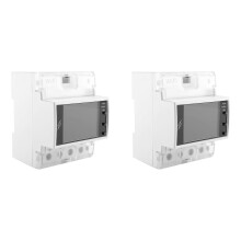 2X AT4PW 100A Tuya WIFI Din Rail Smart Meter AC 220V 110V Digital Energy Meter Voltage Power Electric Power Monitor