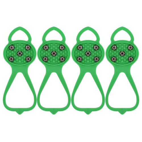 Non-Slip Ice Traction Cleats with 8 Steel Studs Universal