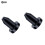 Kayak Waterproof Drain Plug Rubber Black 2 pcs 1