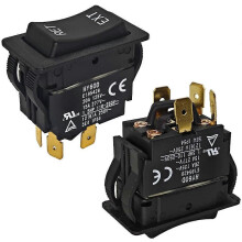 2pcs HY60D Rocker Switch for Automatic Reset RET-EXT Control Bi-Direction Reversing of Motor Mechanical Equipment Switch