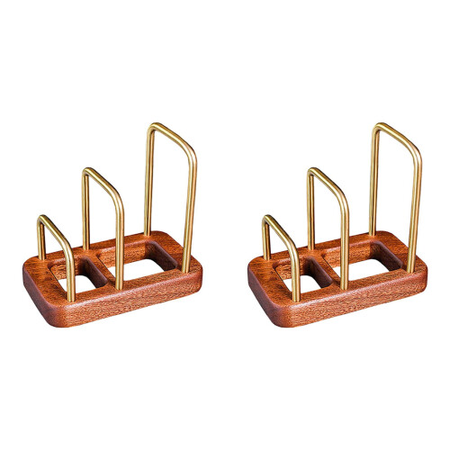 Wooden Chopping Board Rack with Multi-Layer Lid and Baking
