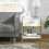 Modern Bedside Table - White 6
