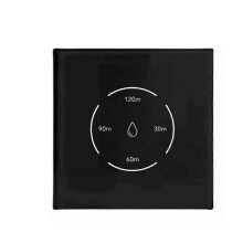 Tuya WiFi Smart Boiler Switch 40A Smart Water Heater Touch Switch with Countdown Function Voice Control-EU White