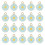Flower Pendant Charm Keychain Necklace 20 pcs 1