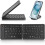 Mini Foldable Bluetooth Keyboard Aluminum 3-Device Sync 1