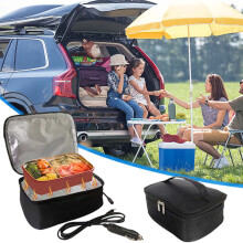 Car Heated Lunch Box 12V 15W with Auto Temp Control