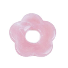 Dyed Resin Flower Pendant Hollow Five-Petal Charm