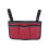 Wheelchair Armrest Storage Bag Red Polyester Large Capacity 1