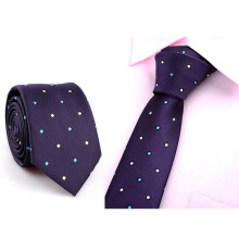 Men's Casual Slim Solid Skinny Necktie