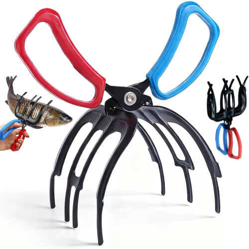 Fish Gripper Metal Double-Toothed Three-Claw 20 cm