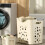 Plastic Laundry Basket Portable for Bathroom Dorm Home 5