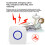 Portable Elderly Pager Wireless Doorbell Waterproof Long 7