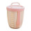 Leachable Fruit Cup with Fork Portable Picnic Box 1.2L 2