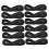 Yoga Mat Carry Strap Black Nylon 12 Pieces 6