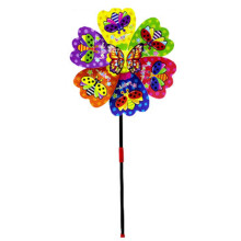 Colorful Handheld Windmill for Outdoor Garden Decoration