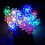 Morttic Lotus Solar String Lights 23FT 50LED Multicolor 8