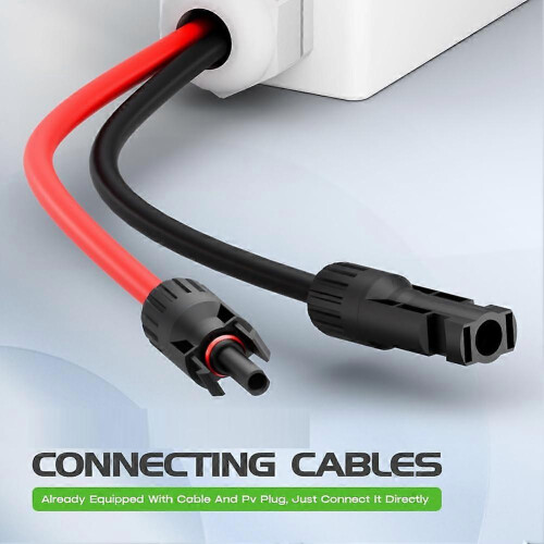 Solar Panel Disconnect Switch, 32A DC 500V Breaker Box PV Disconnect Switch with IP65 Waterproof Box 1