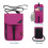 Passport Bag Neck Wallet Rose Red 4