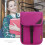 Passport Bag Neck Wallet Rose Red 7