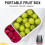 Microwave-Safe Lunch Box Portable 9x17x6.5 cm Leakproof 2