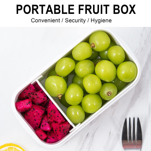 Microwave-Safe Lunch Box Portable 9x17x6.5 cm Leakproof 1