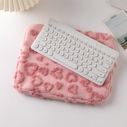 Plush Laptop Sleeve Protective Cushioned Case for Tablets 1
