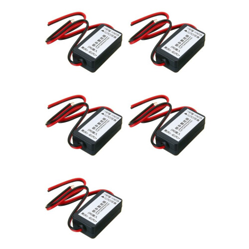 5X 12V  Power Relay Capacitor Filter Rectifier for Car Rear View Backup Camera 1