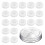 Mason Jar Stopper with Straw White 20 pcs 6