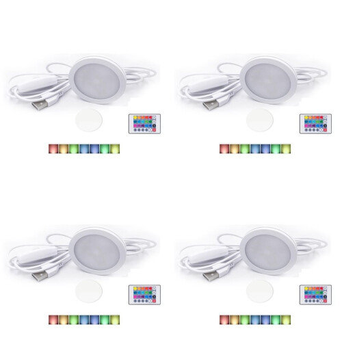 4X DIY Model for Led Lamp Kit,Bright Light -Efficient Custom Lighting Project Multicolor Led Light Parts