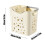 Plastic Laundry Basket Portable for Bathroom Dorm Home 3