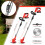 Cordless Electric Weed Wacker and Edger 1500mAh 3-Blade 6