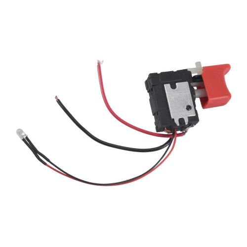 Black Adjustable CW/CCW Electric Drill Trigger Switch 7.2V-24V DC Switch 1