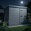 10x9 Pent Composite Shed Tanalised (Single Door, No Windows) 3